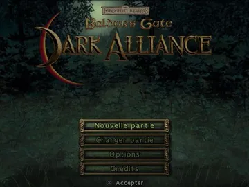 Baldur's Gate - Dark Alliance screen shot title